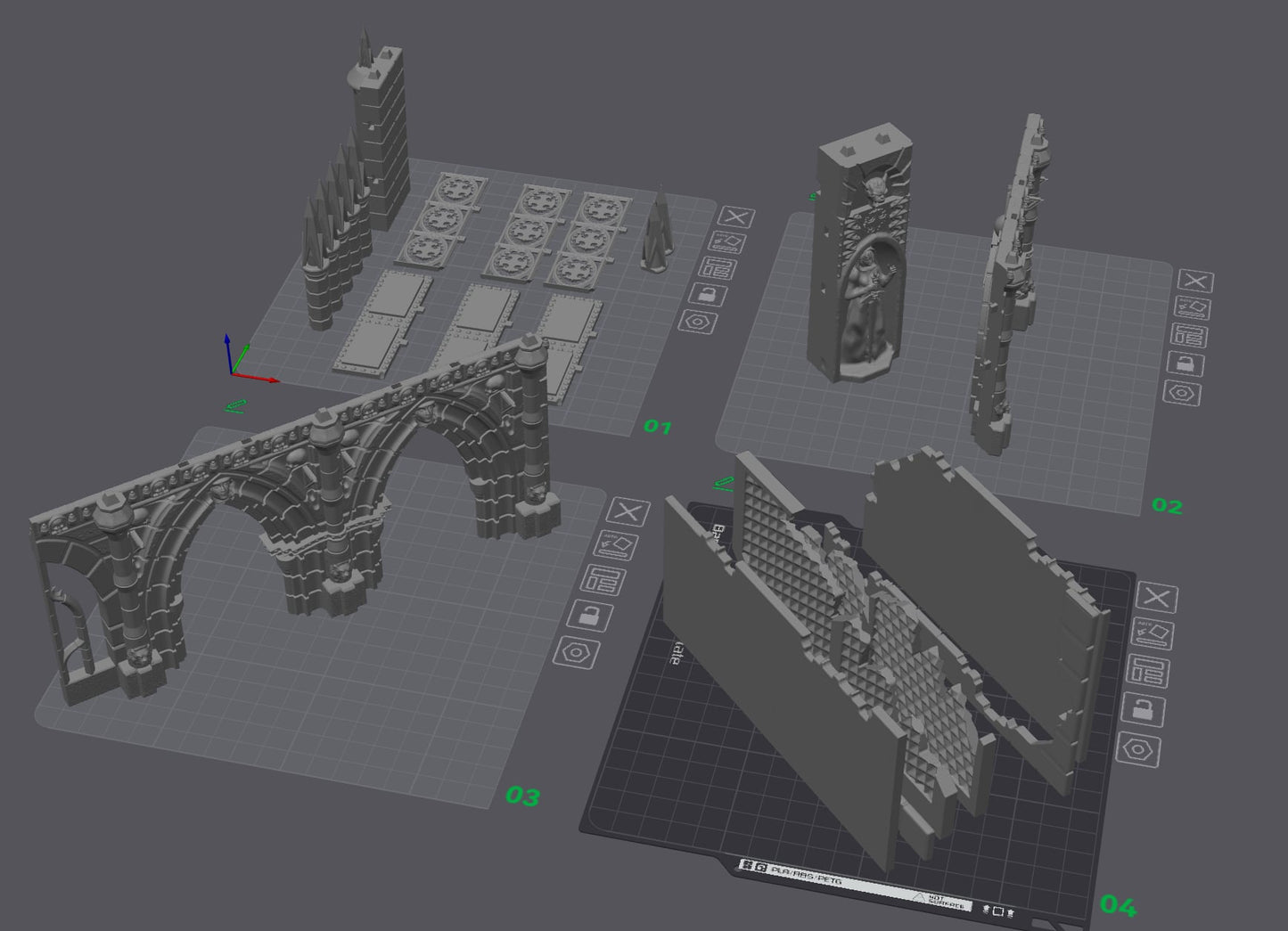 Gothic Style Ruins - 2 Storey Ruin