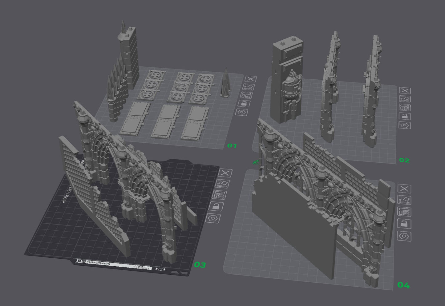 Gothic Style Ruins - 3 Storey Ruin